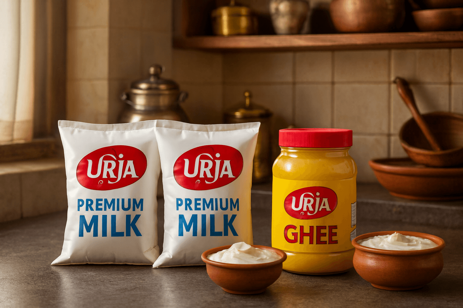 URJA brand catalog banner